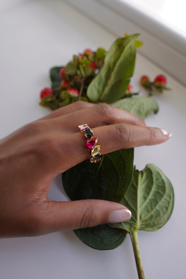 Nadine Aysoy Catena Autumn Eternity Ring