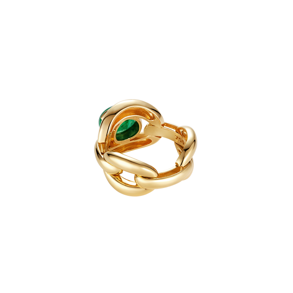 Nadine Aysoy Catena Emerald Cabochon Ring