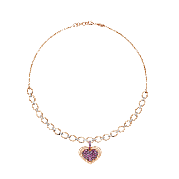 Nadine Aysoy Catena Heart Charm Pendant