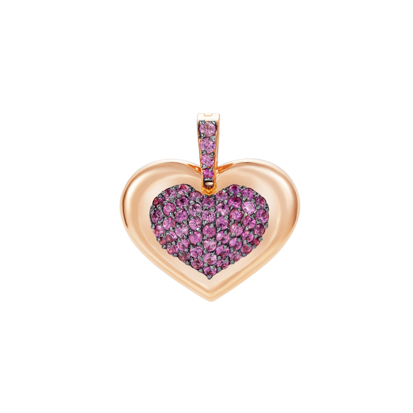 nadine aysoy Catena Heart Charm Pendant