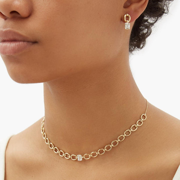 Nadine Aysoy Catena Illusion Diamond Necklace