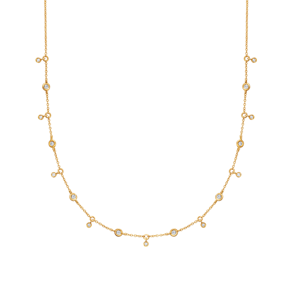 nadine aysoy Catena Infinity Diamond Necklace