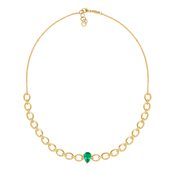 nadine aysoy Catena Pear Cut Necklace