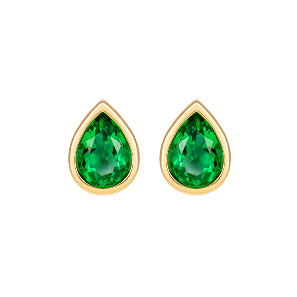 nadine aysoy Catena Pear Cut Stud Earrings