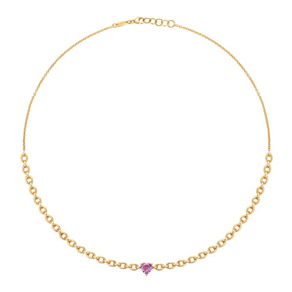 nadine aysoy Catena Petite Heart Necklace
