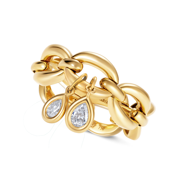 nadine aysoy Catena Petite Teardrop Ring