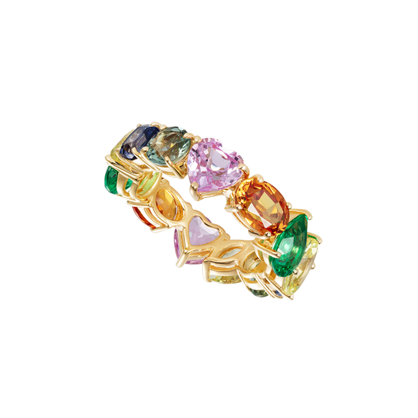 nadine aysoy Catena Rainbow Eternity Ring