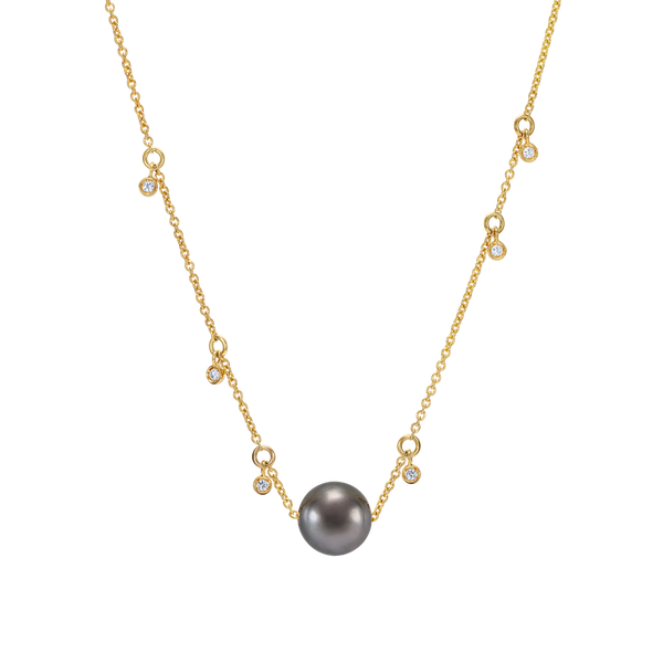 nadine aysoy Catena Tahiti Pearl Necklace