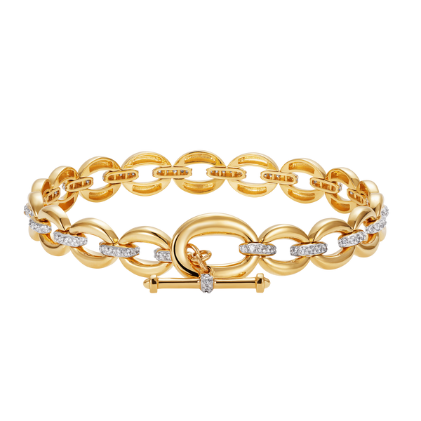 nadine aysoy Catena Yellow Gold Bracelet