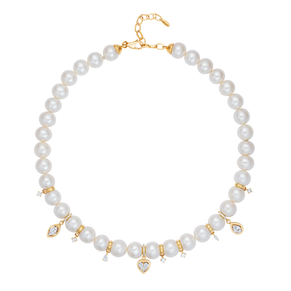 nadine aysoy Eclipse Pearl Necklace