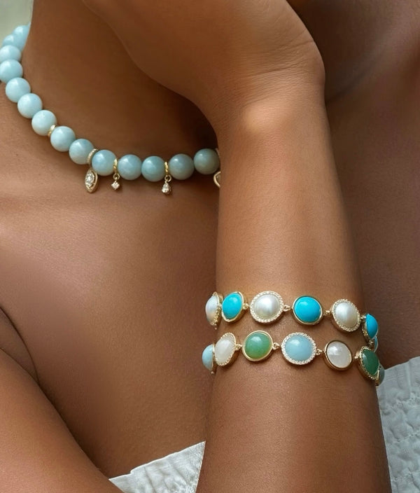 Nadine Aysoy Eclipse Turquoise Bracelet