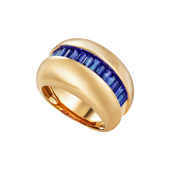 nadine aysoy Le Cercle Blue Sapphire Ring