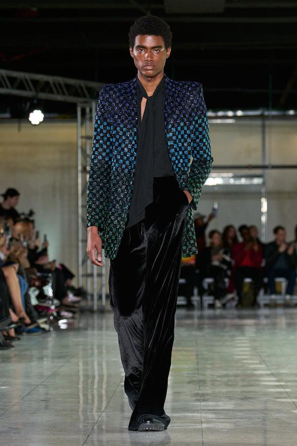 naeem khan BEADED BLAZER