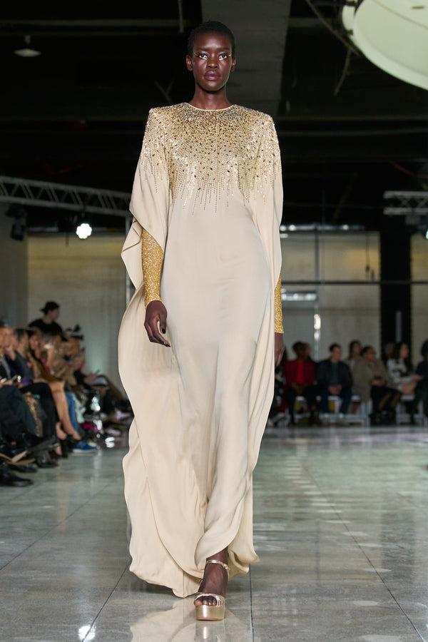 naeem khan BEADED CAFTAN