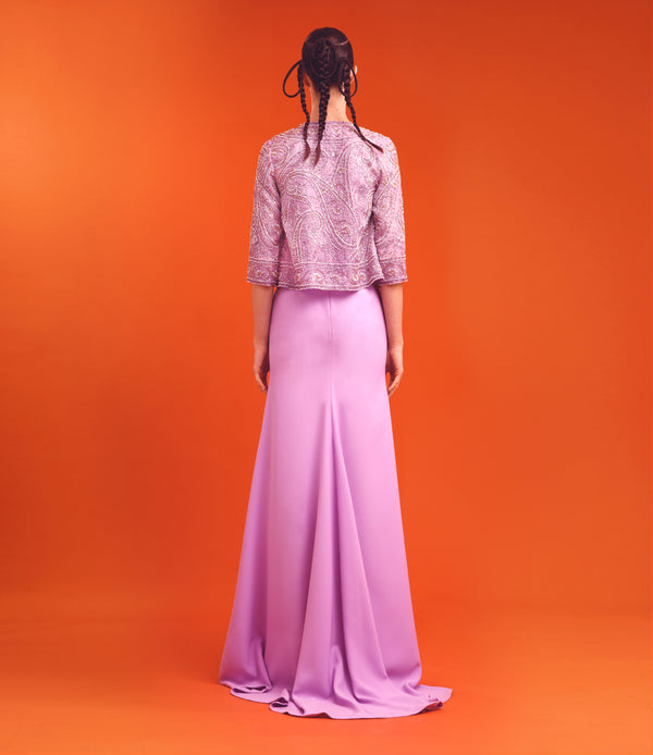 Naeem Khan BEADED SWING JACKET