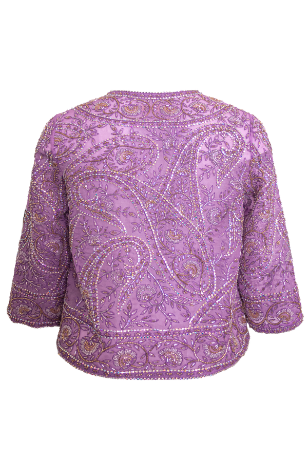 Naeem Khan BEADED SWING JACKET
