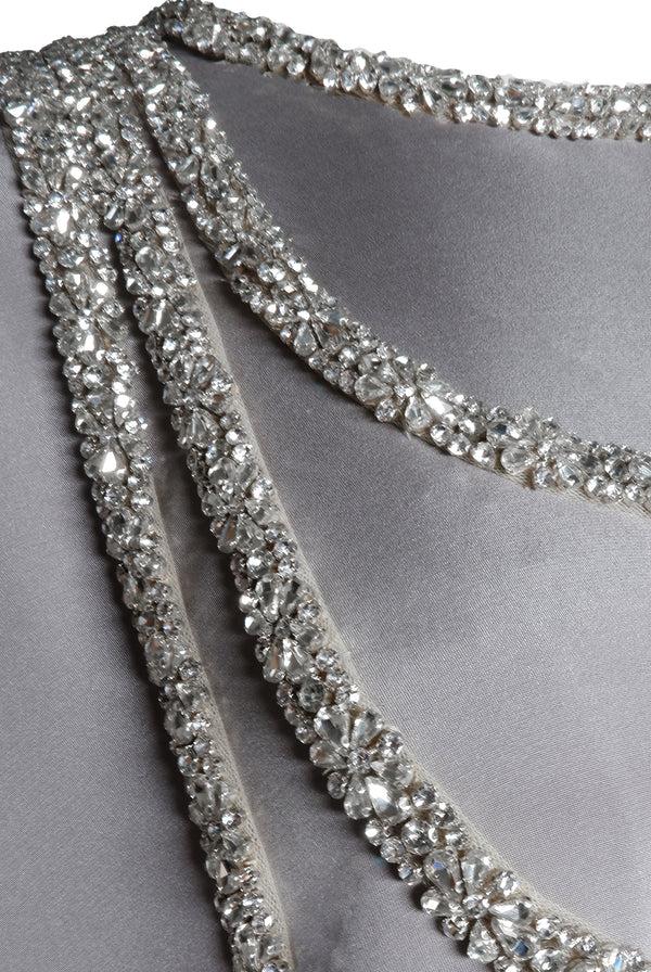 Naeem Khan Crystal Chain Motif Caftan