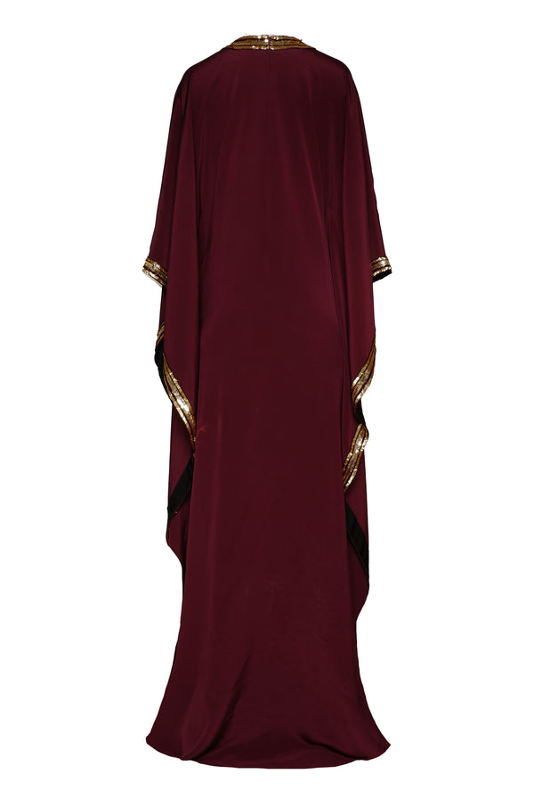 Naeem Khan EMBROIDERED CAFTAN