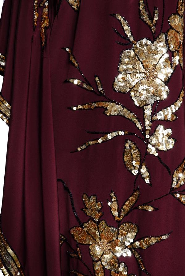 Naeem Khan EMBROIDERED CAFTAN