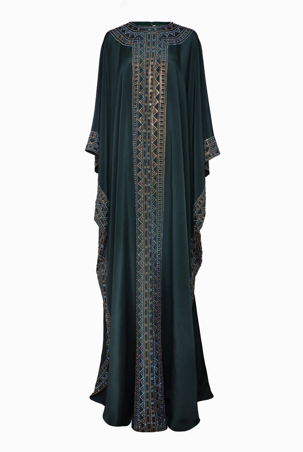 Naeem Khan EMBROIDERED CAFTAN