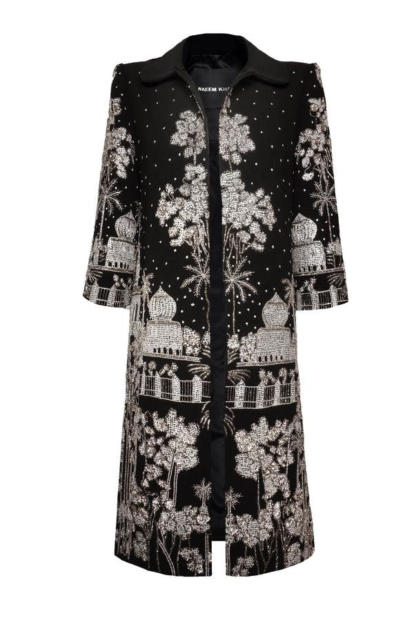 Naeem Khan EMBROIDERED COAT