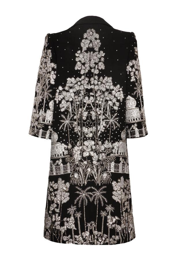 Naeem Khan EMBROIDERED COAT