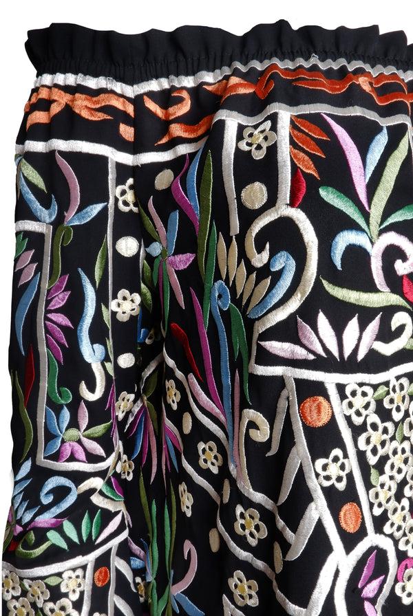 Naeem Khan Embroidered Off The Shoulder Blouse