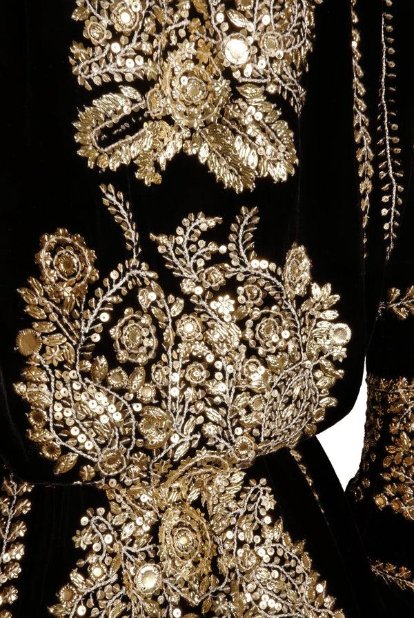 Naeem Khan Embroidered Off The Shoulder Blouse