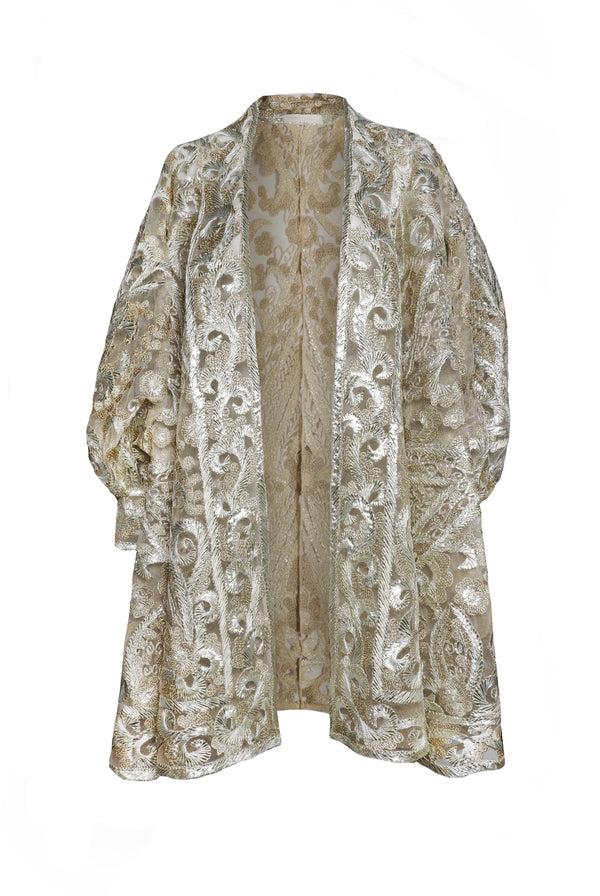 Naeem Khan EMBROIDERED OPERA COAT