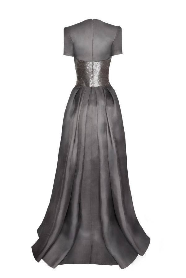 Naeem Khan GOWN WITH BEADED BELT