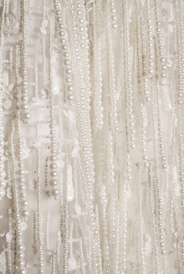 Naeem Khan PEARL FRINGE JACKET