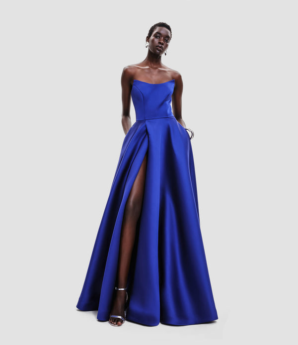 Naeem Khan STRAPLESS BUSTIER BALL GOWN