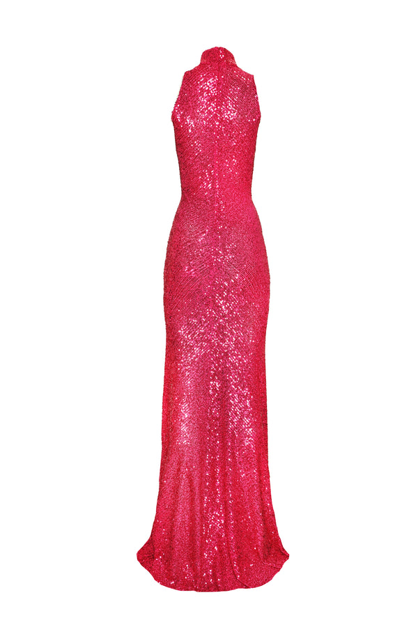 Naeem Khan STRETCH SEQUIN GOWN