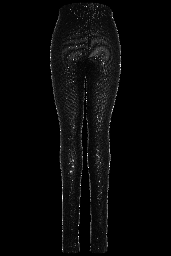 Naeem Khan Stretch Sequin Leggings