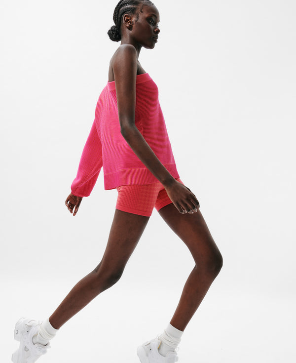 Nagnata ASYM SWEATER HOT PINK | NEON PINK