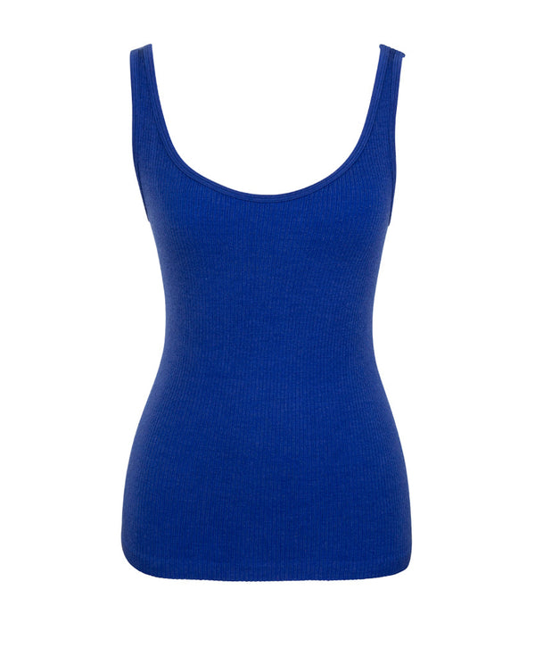 nagnata AVIKA RIB TANK BLUE | AZURE BLUE