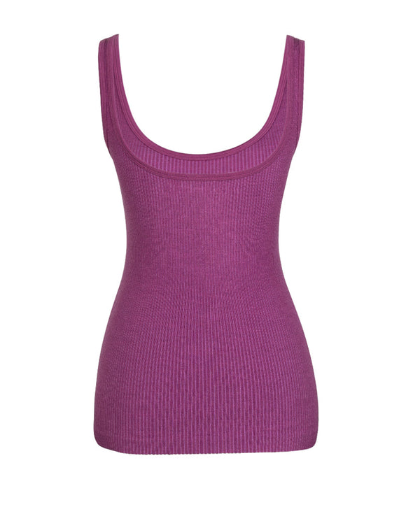 Nagnata AVIKA RIB TANK PURPLE HAZE | LILAC