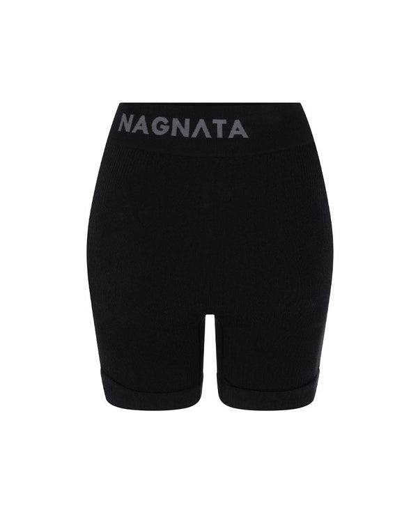 nagnata BALLET WOOL MINI SHORT BLACK