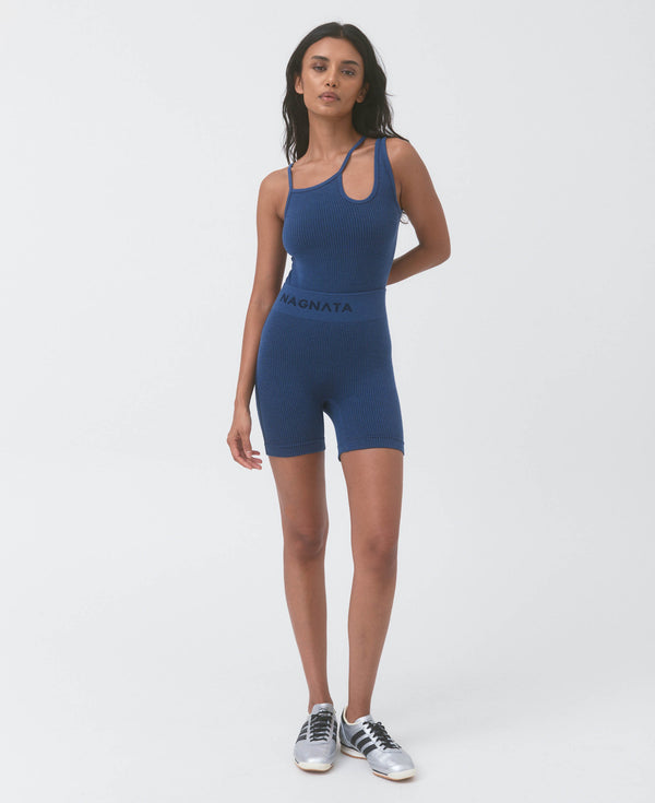 Nagnata BALLET WOOL MINI SHORT DENIM