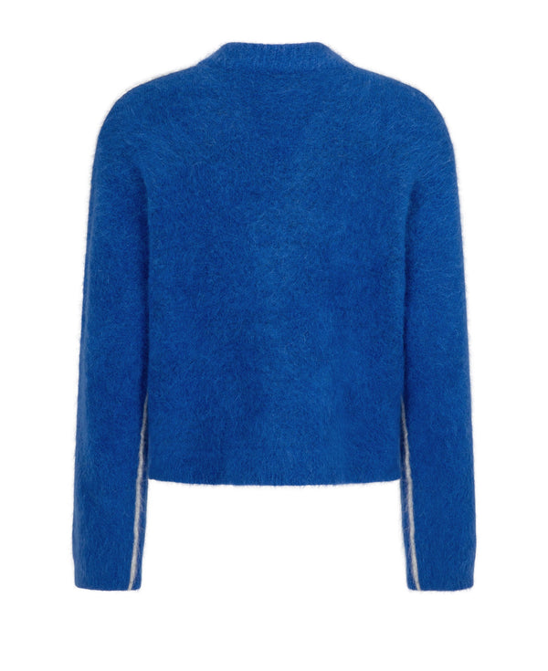 Nagnata BRUSHED ALPACA CARDIGAN LAPIS