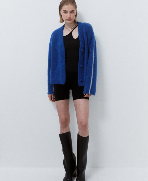 Nagnata BRUSHED ALPACA CARDIGAN LAPIS