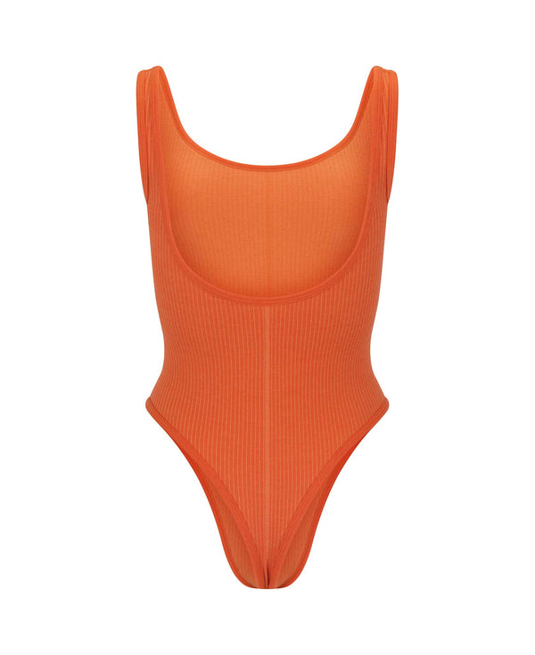 Nagnata CLASSIC WOOL BODYSUIT PAPAYA