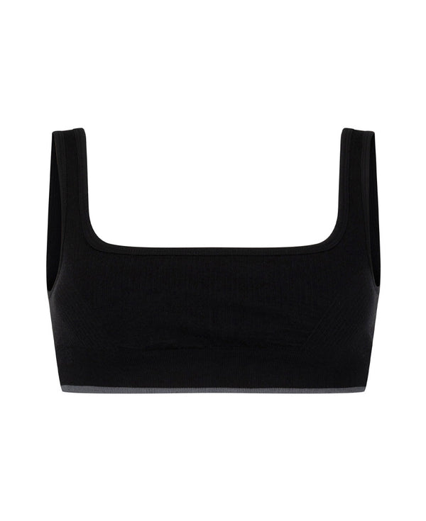nagnata CLASSIC WOOL BRALET BLACK