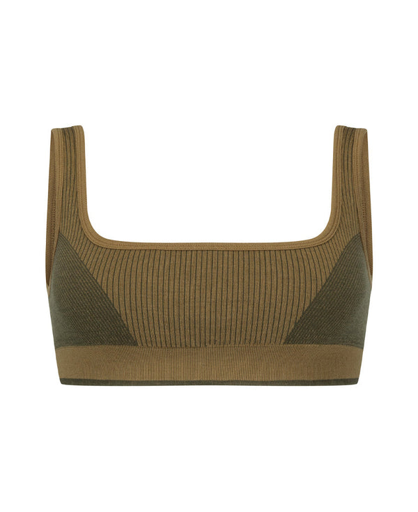 nagnata CLASSIC WOOL BRALET FENNEL