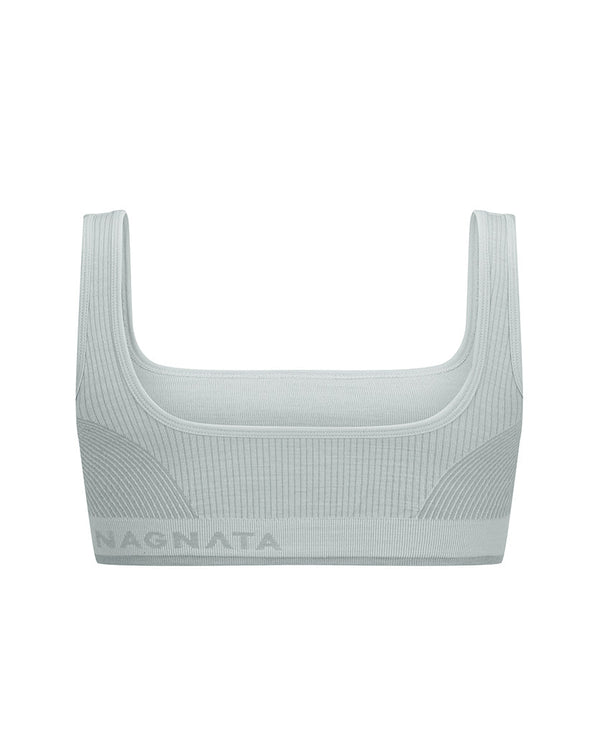 Nagnata CLASSIC WOOL BRALET SILVER