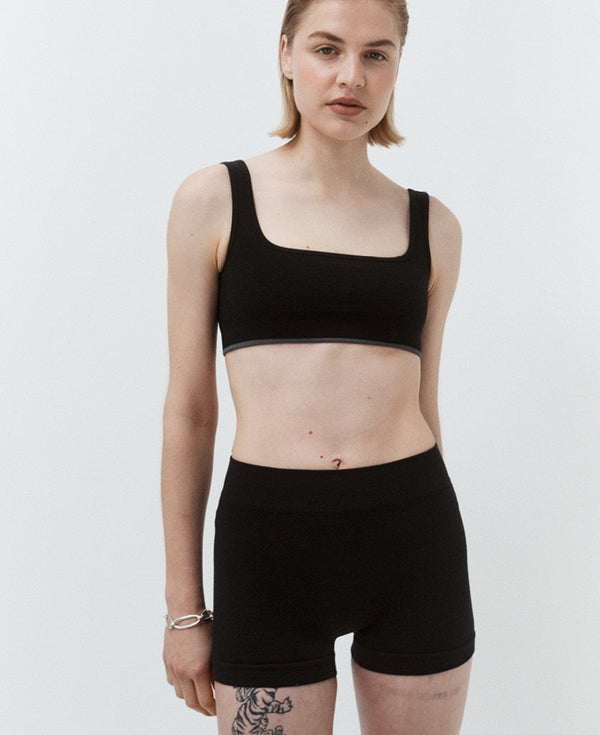 Nagnata CLASSIC WOOL MICRO SHORT BLACK