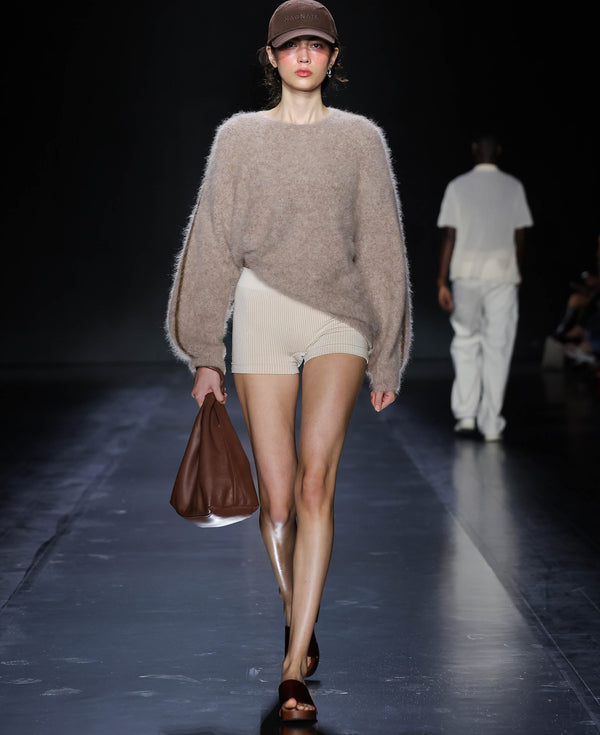 Nagnata CLASSIC WOOL MICRO SHORT BONE WHITE