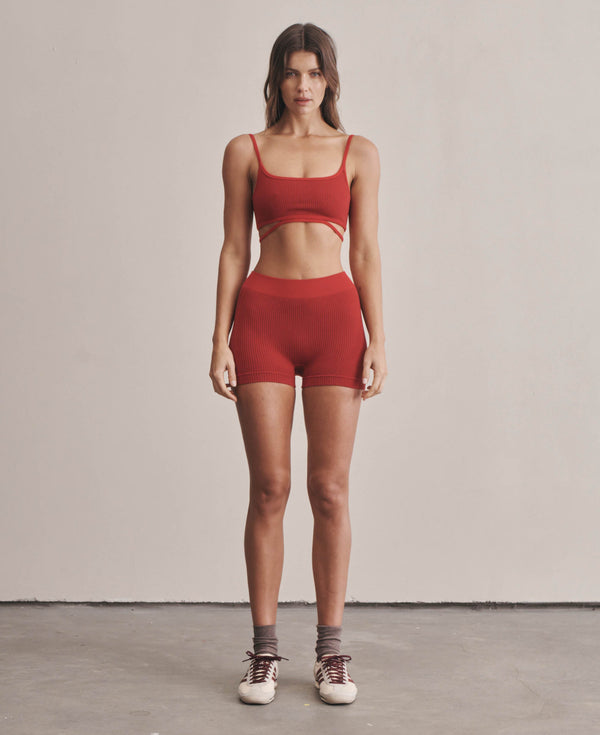 Nagnata CLASSIC WOOL MICRO SHORT CRIMSON