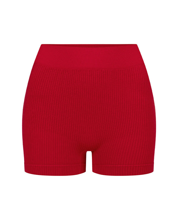 nagnata CLASSIC WOOL MICRO SHORT CRIMSON
