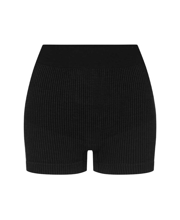 nagnata CLASSIC WOOL MICRO SHORT OBSIDIAN